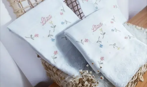 Kit Fraldas com Renda Voil Macias e Delicadas Linha Premium