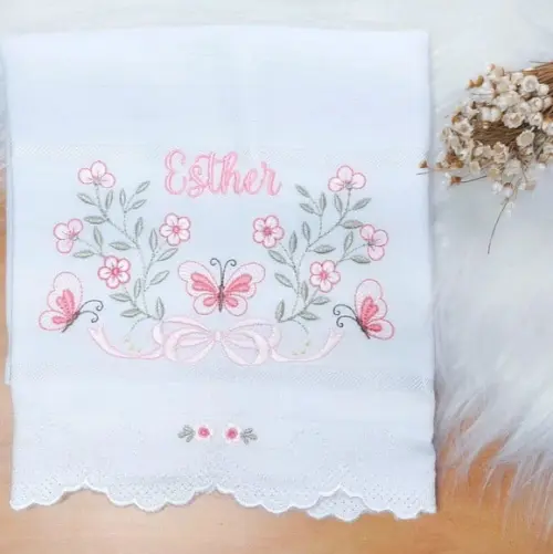Kit Fraldas Floral Bebê Barra Recortada e Dia a Dia Premium