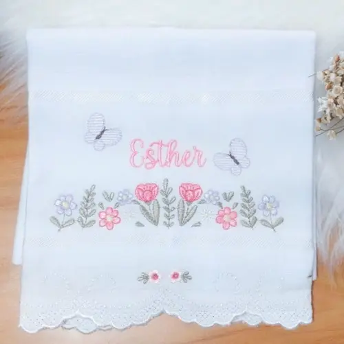 Kit Fraldas Floral Bebê Barra Recortada e Dia a Dia Premium