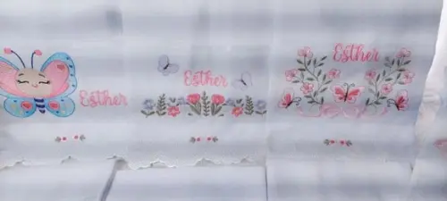 Kit Fraldas Floral Bebê Barra Recortada e Linha Premium