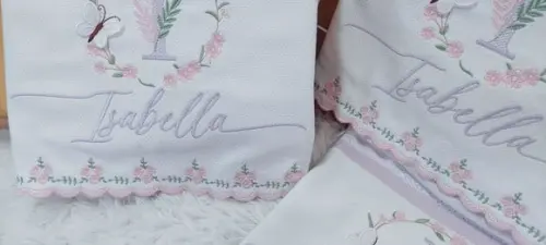 Kit Fraldas Personalizadas Barra Recortada Linha Premium