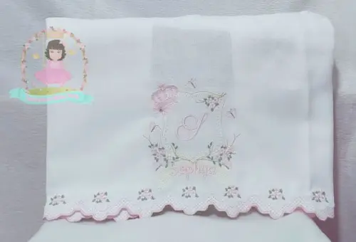 Kit Fraldas Personalizadas Barra Recortada Menina Boneca