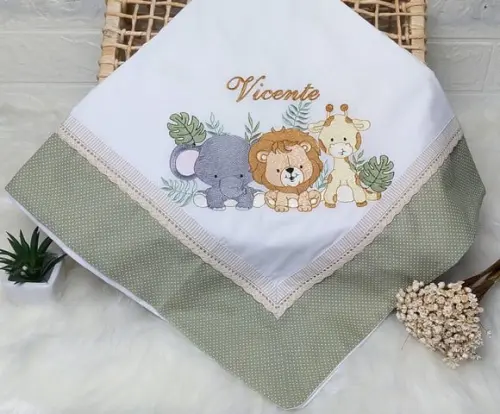 Kit Fraldas Personalizadas Cremer Luxo Safari