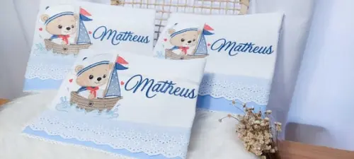 Kit Fraldas Personalizadas Luxo Linha Premium Urso