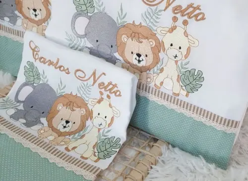 Kit Fraldas Personalizadas Safari