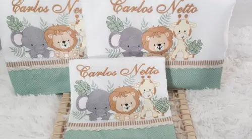 Kit Fraldas Personalizadas Safari