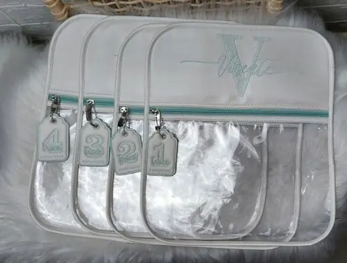 Kit Saquinho Roupa Suja e Organizador Mala Maternidade G