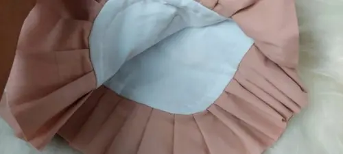 Manta Piquet Babados Floral Rosé Luxo