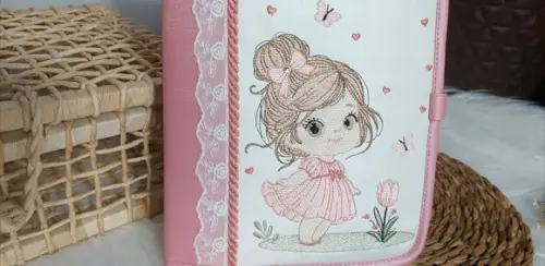 Porta Documentos do Bebê Capa Caderneta de Vacinação Boneca