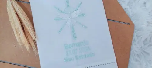 Toalha Batizado Divino Espírito Santo