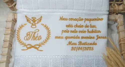 Toalha para Batizado Espírito Santo