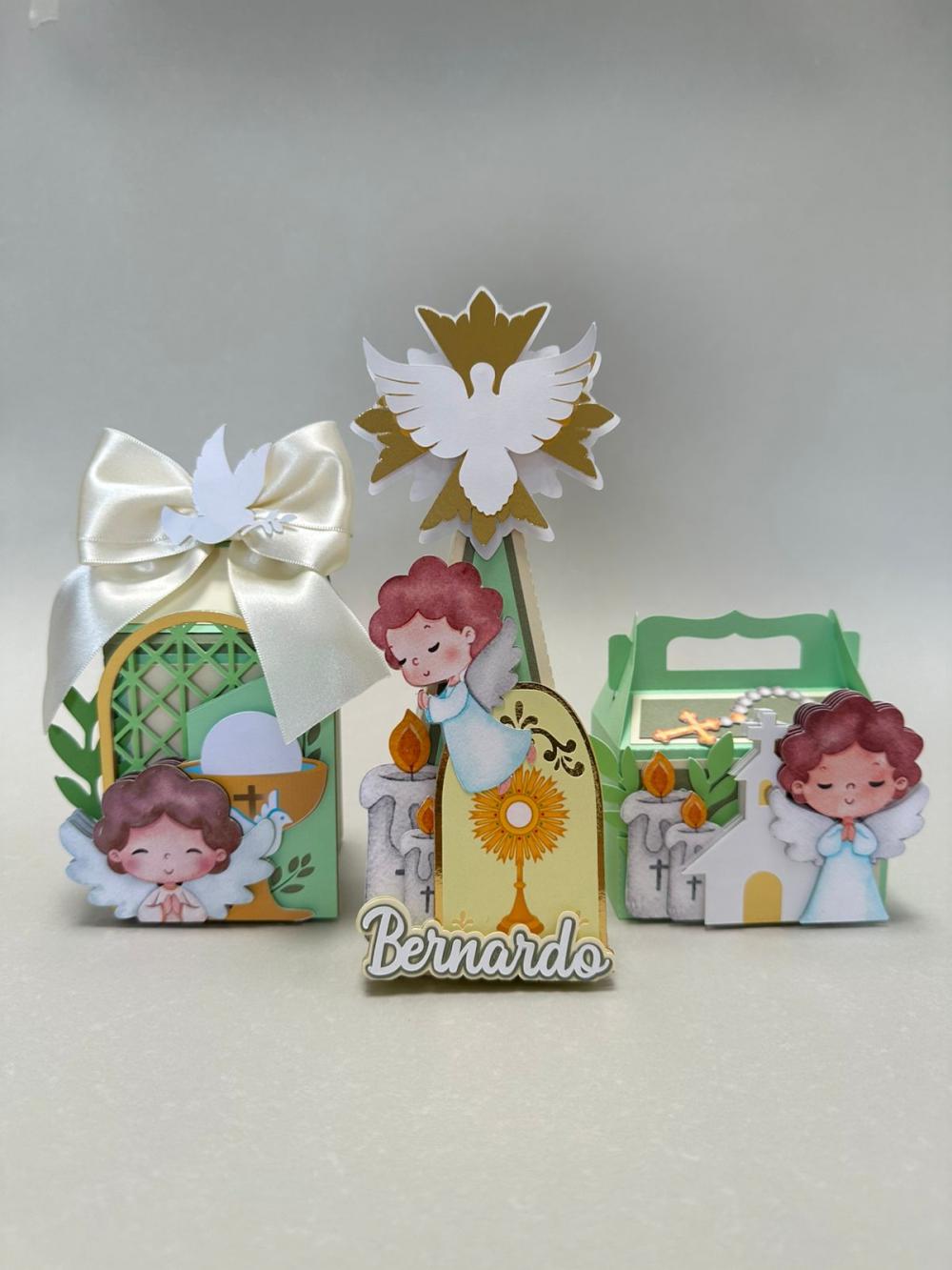 kit de caixas personalizadas batizado