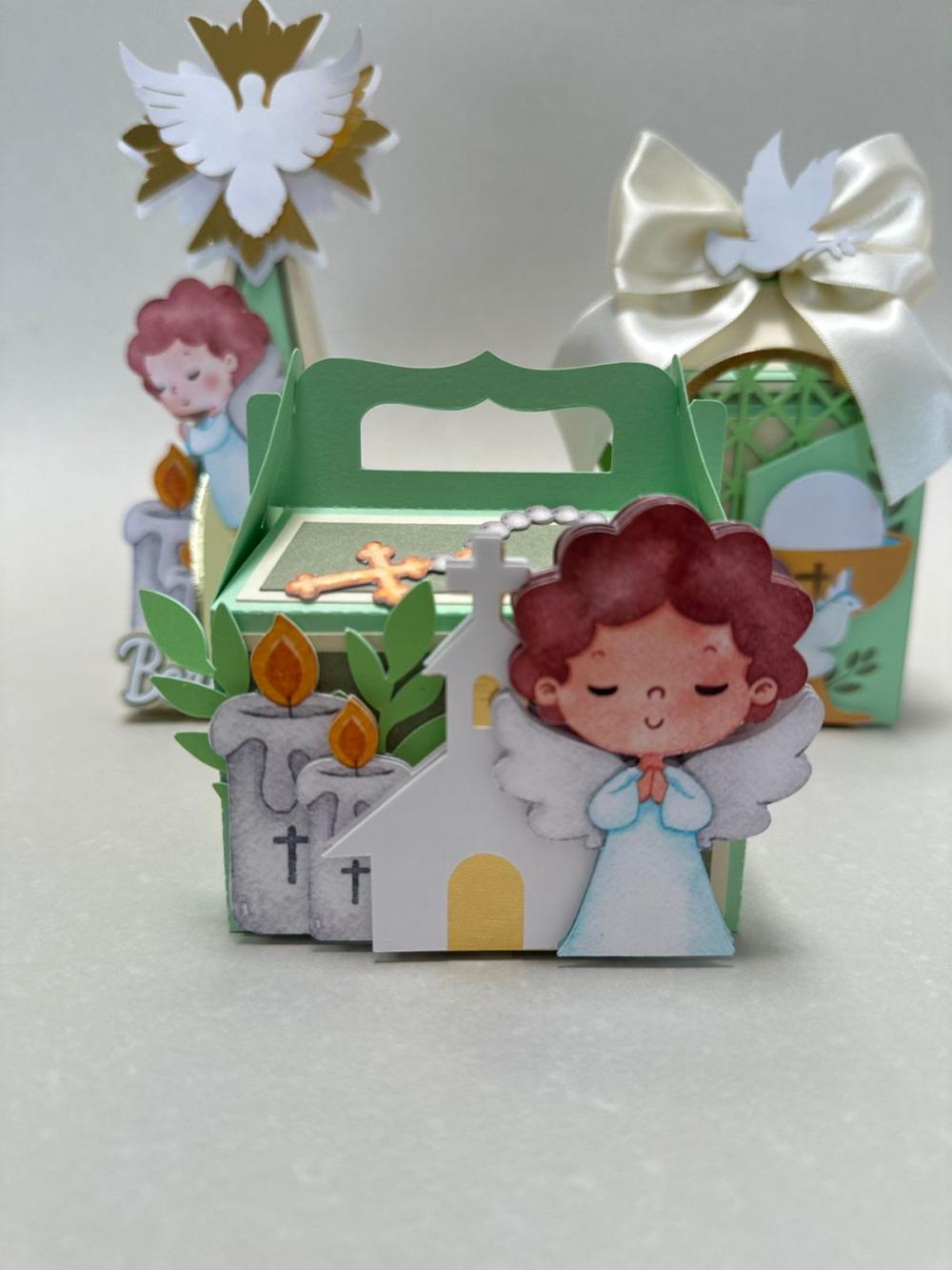 kit de caixas personalizadas batizado