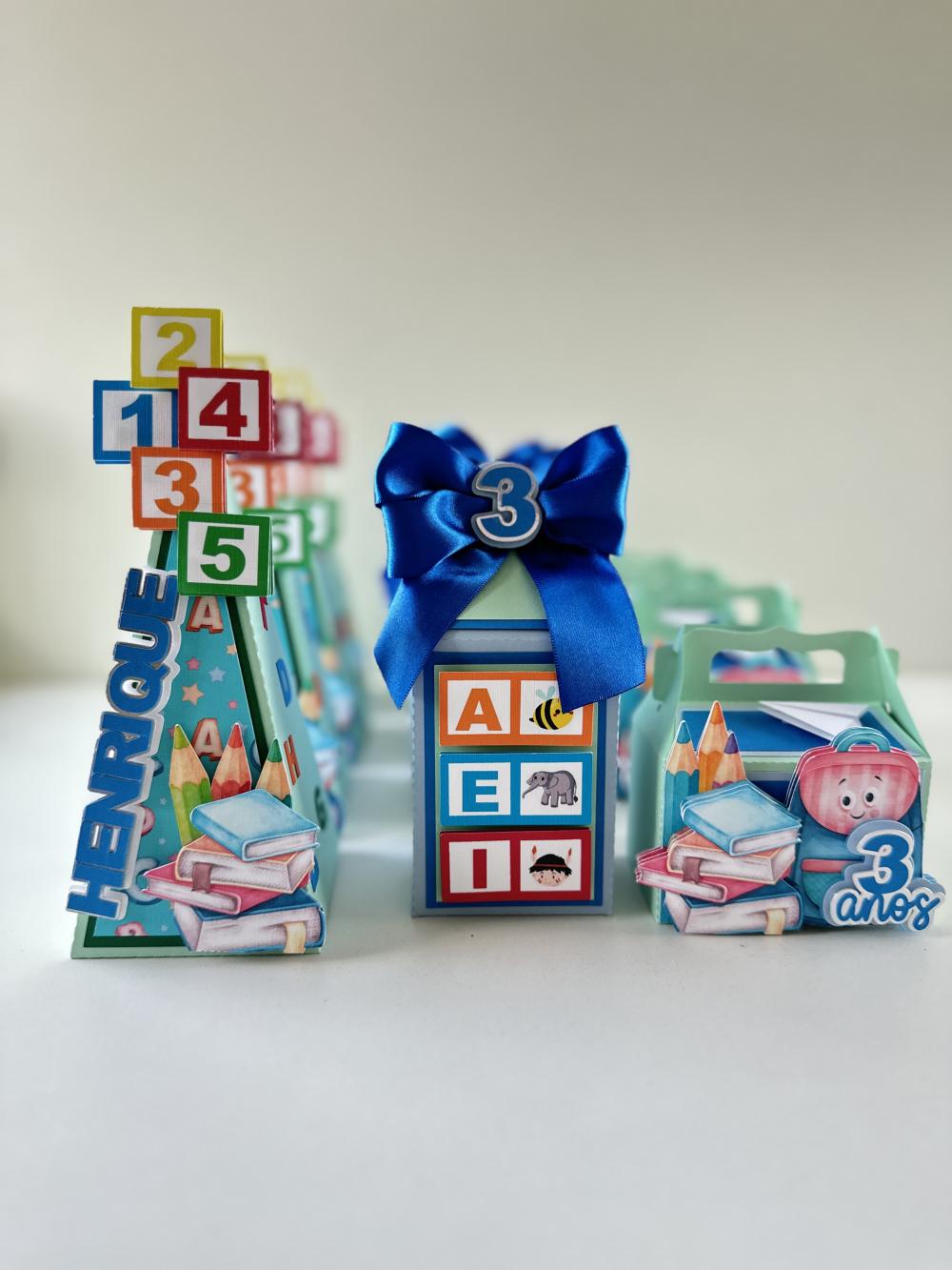 kit personalizado festa ABC