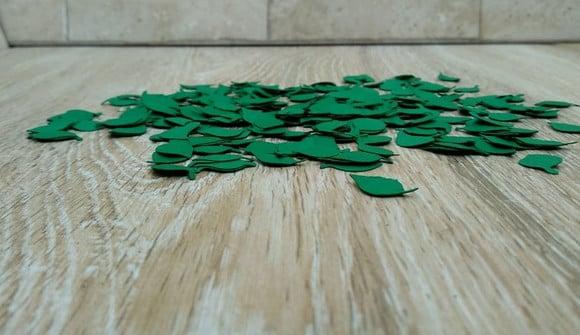 50 Mini Folhas de Papel Medindo 1,5cm