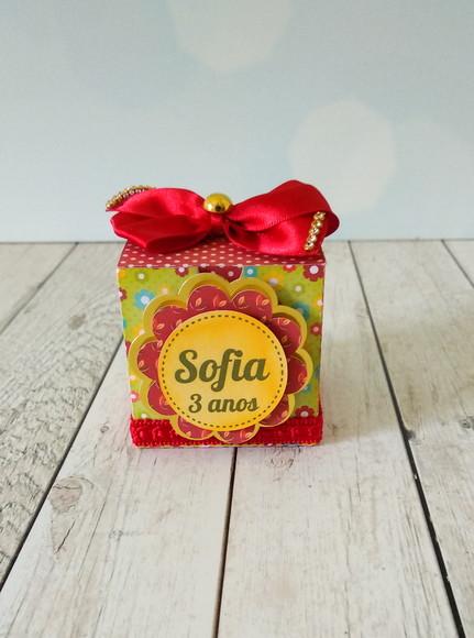 Caixa Cubo Chapeuzinho Vermelho