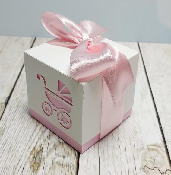 caixa cubo cha de bebê