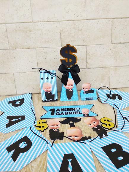 Festa em casa com mini caixas