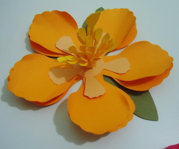 Flor de Hibisco 15cm