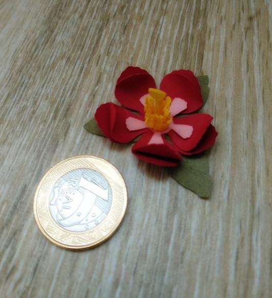 Flor de Hibisco 4cm