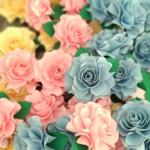 Flor de Papel 5cm