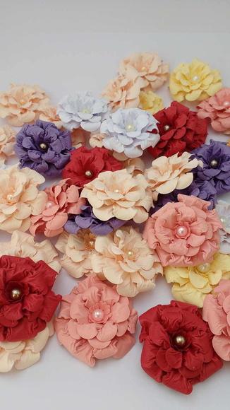 Flor de papel amassadinha