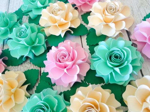 Flor de Papel 5cm