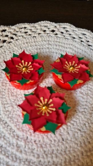 Kit com 50 Latinha Decorada para Natal