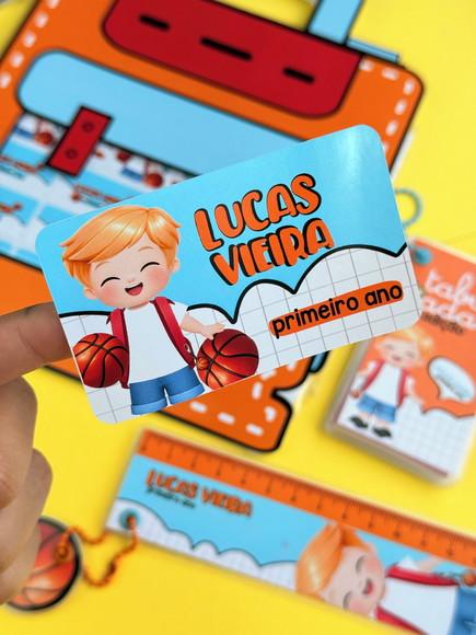 Kit com 91 Etiquetas Escolar- Papelaria