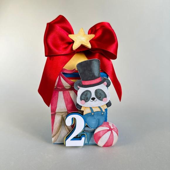 Kit Festa Circo Luxo 12 Peças. Papelaria 3d Personalizada
