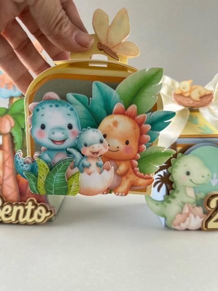Kit Festa Dino Baby Luxo 12 Pçs