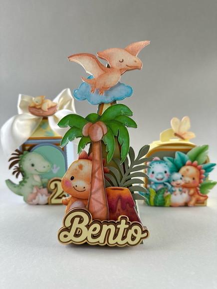 Kit Festa Dino Baby Luxo 12 Pçs