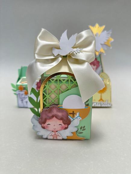 Kit Festa Premium com 12 Caixas para Batizado