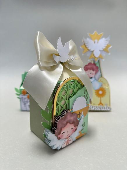 Kit Festa Premium com 12 Caixas para Batizado