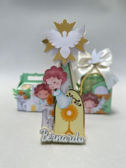 Kit Festa Premium com 12 Caixas para Batizado