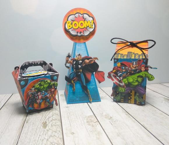 Kit Festa Super Heróis 24 Peças