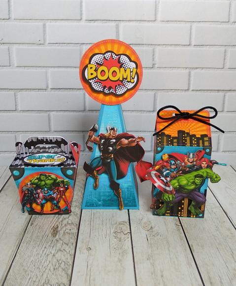 Kit Festa Super Heróis 24 Peças