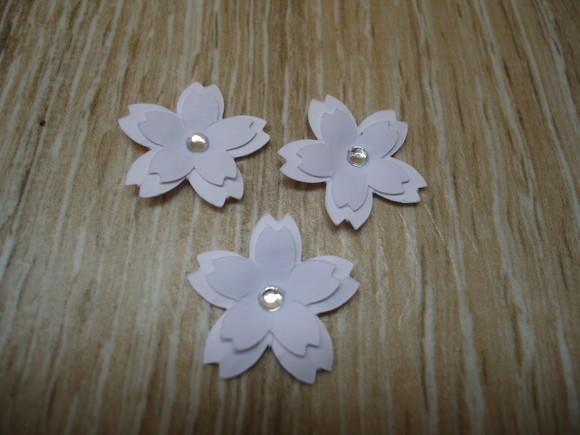 kit mini flores de cerejeira 2 cm