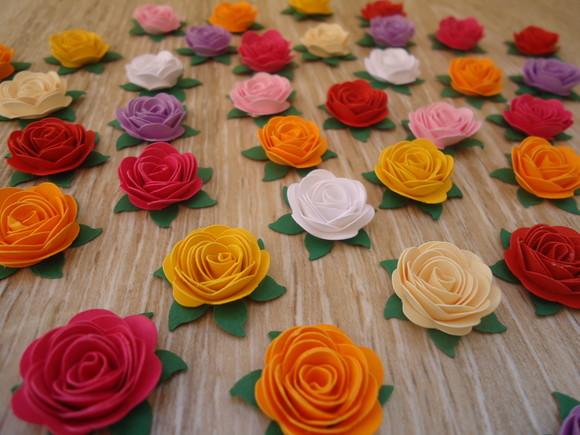 Mini Flor de Papel