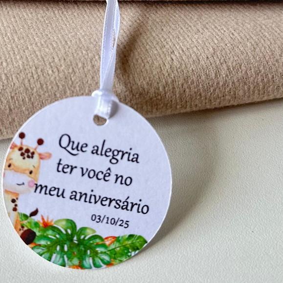 Tag Personalizada para Lembrancinha (não Acompanha Fita)