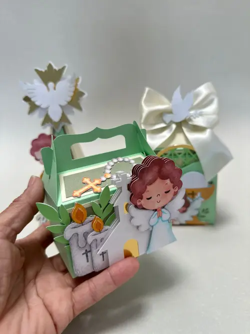 kit de caixas personalizadas batizado