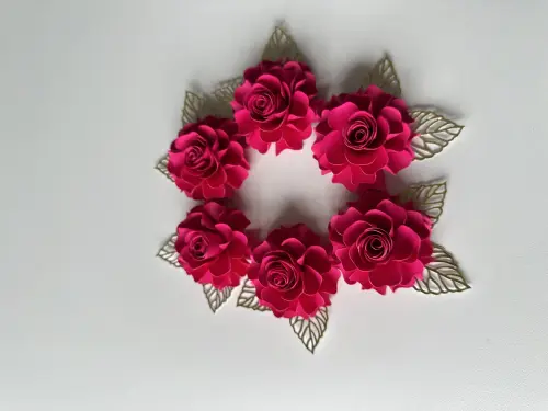 Flor de papel 5 cm