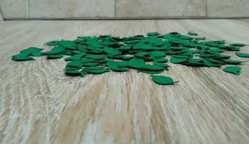 50 Mini Folhas de Papel Medindo 1,5cm
