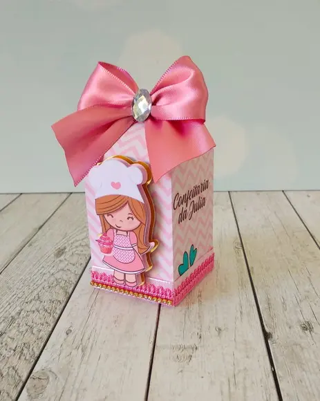 Caixa Milk luxo confeitaria
