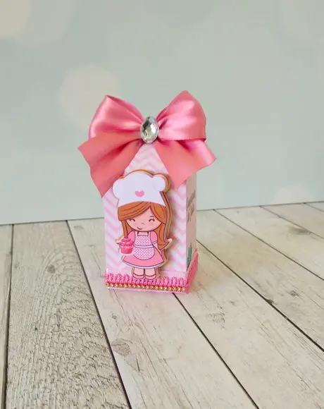 Caixa Milk luxo confeitaria