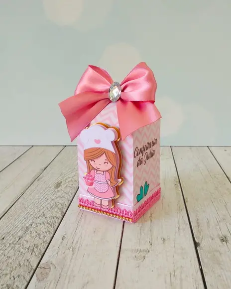 Caixa Milk luxo confeitaria
