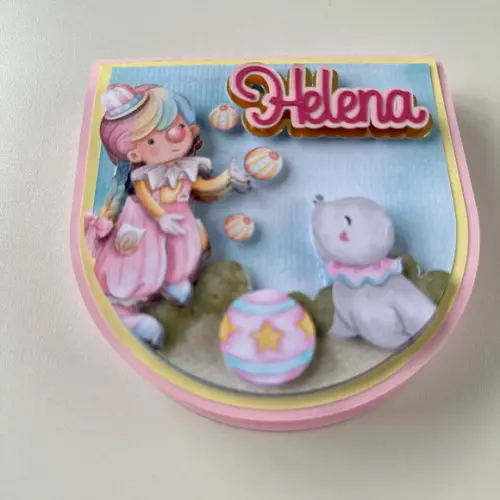 Convite Infantil Shaker Tema Circo