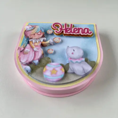 Convite Infantil Shaker Tema Circo