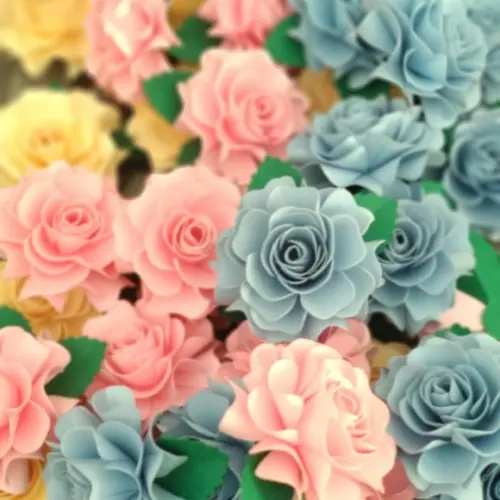 Flor de Papel 5cm