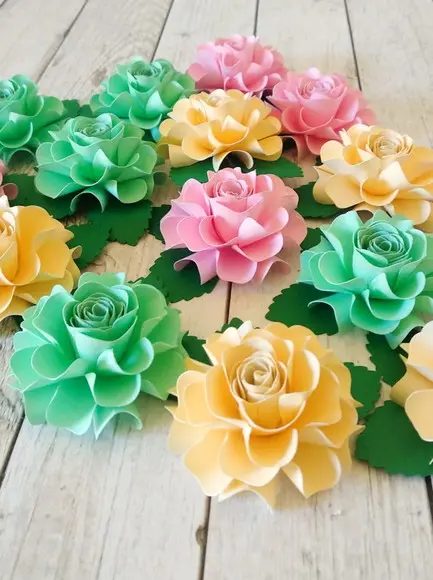 Flor de Papel 5cm